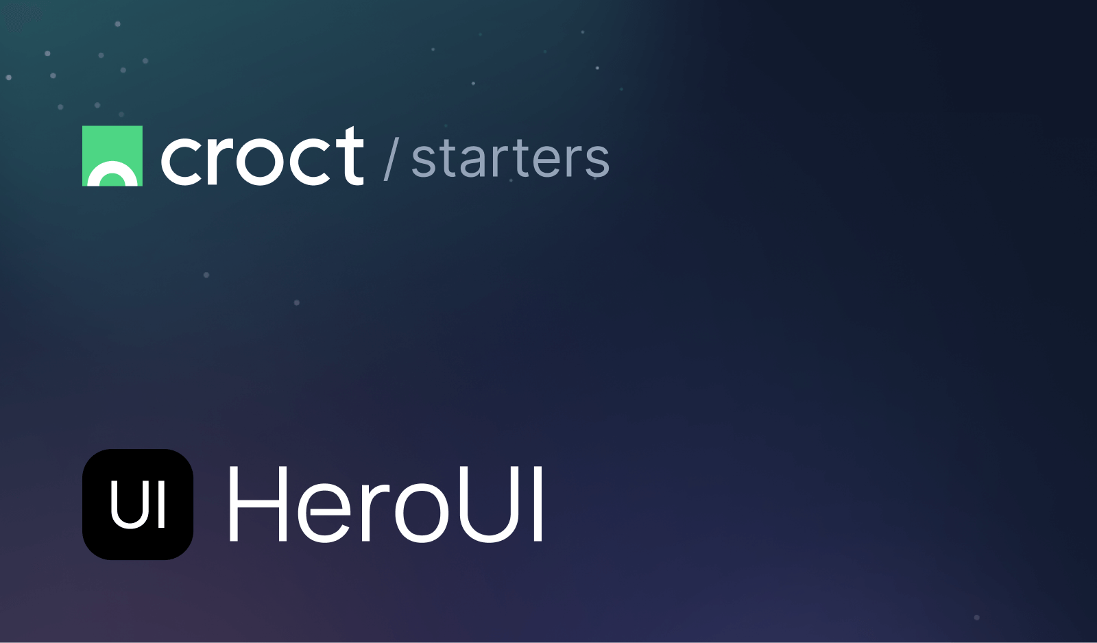 A template for bootstrapping a new project with Next.js and Hero UI.