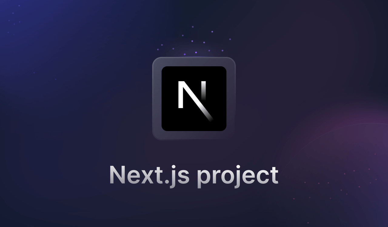A template for bootstrapping a new project with Next.js.