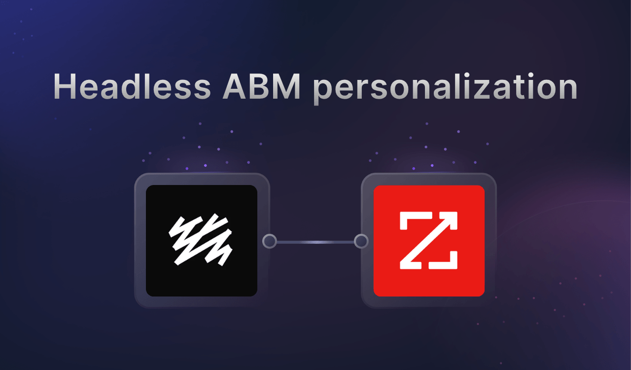 A template for adding firmographic personalization on a Sanity project.