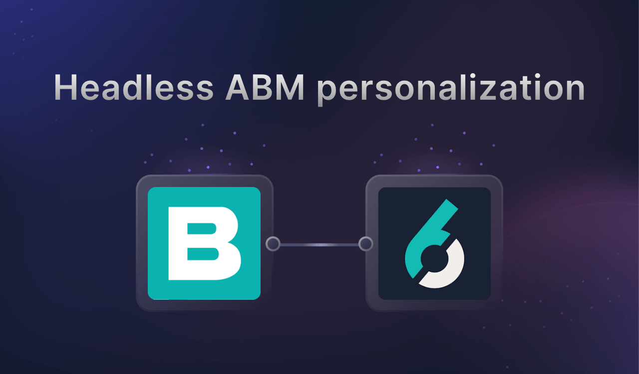 A template for adding firmographic personalization on a Storyblok project.