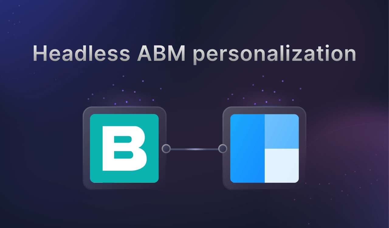 A template for adding firmographic personalization on a Storyblok project.