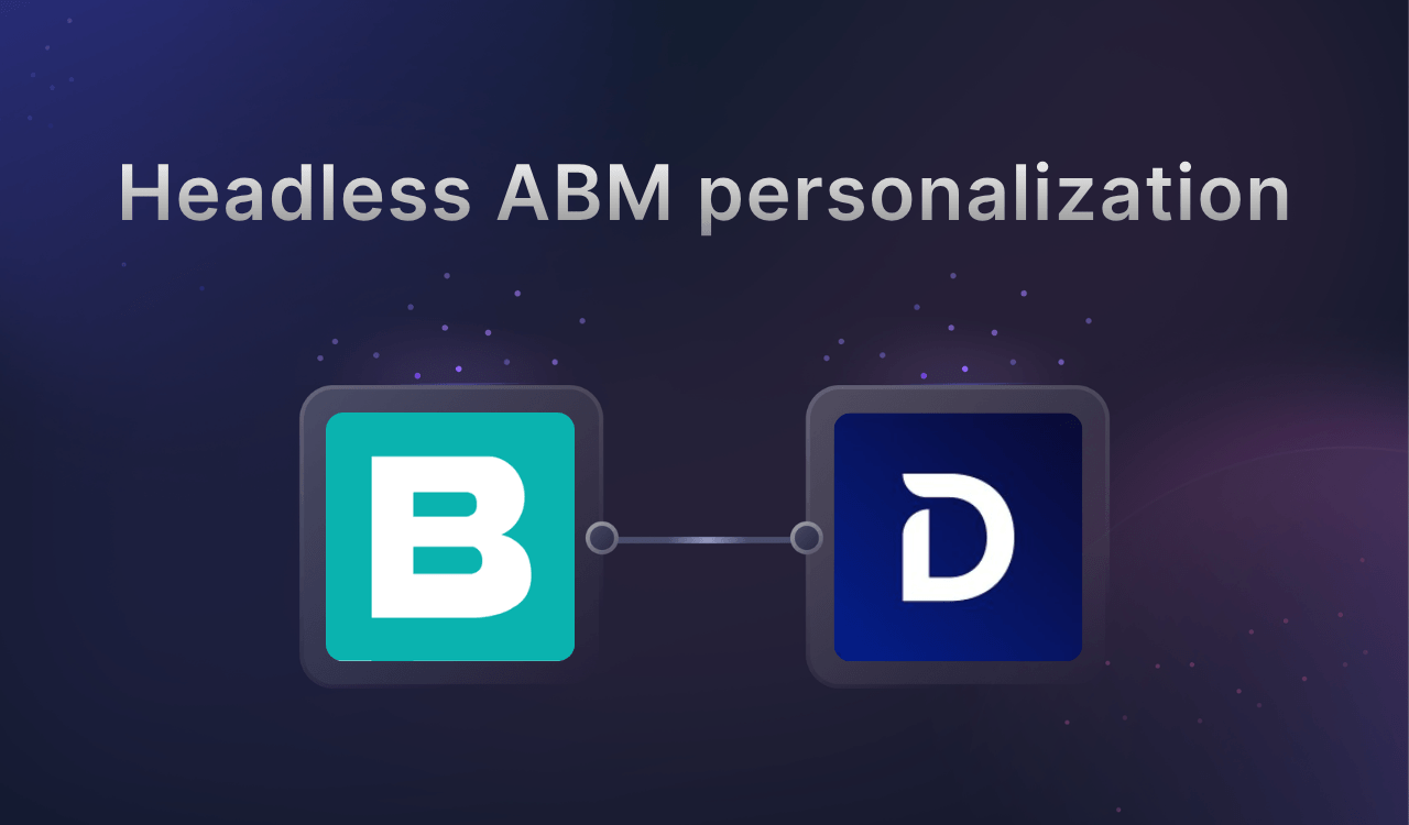 A template for adding firmographic personalization on a Storyblok project.