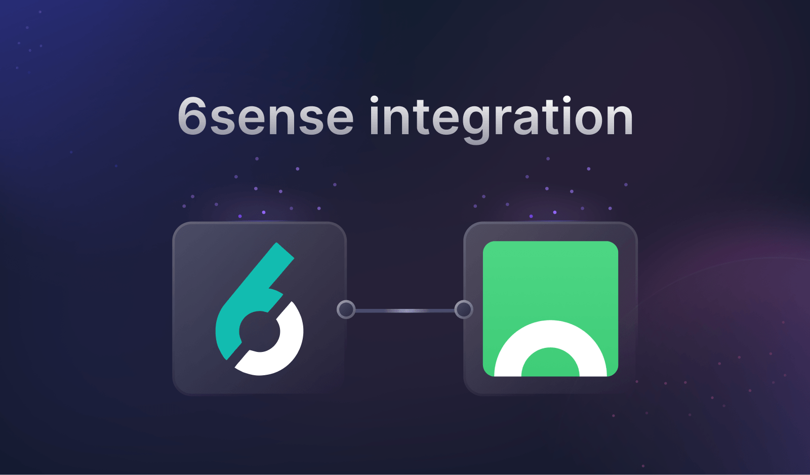 Activate 6sense firmographic data for website personalization.