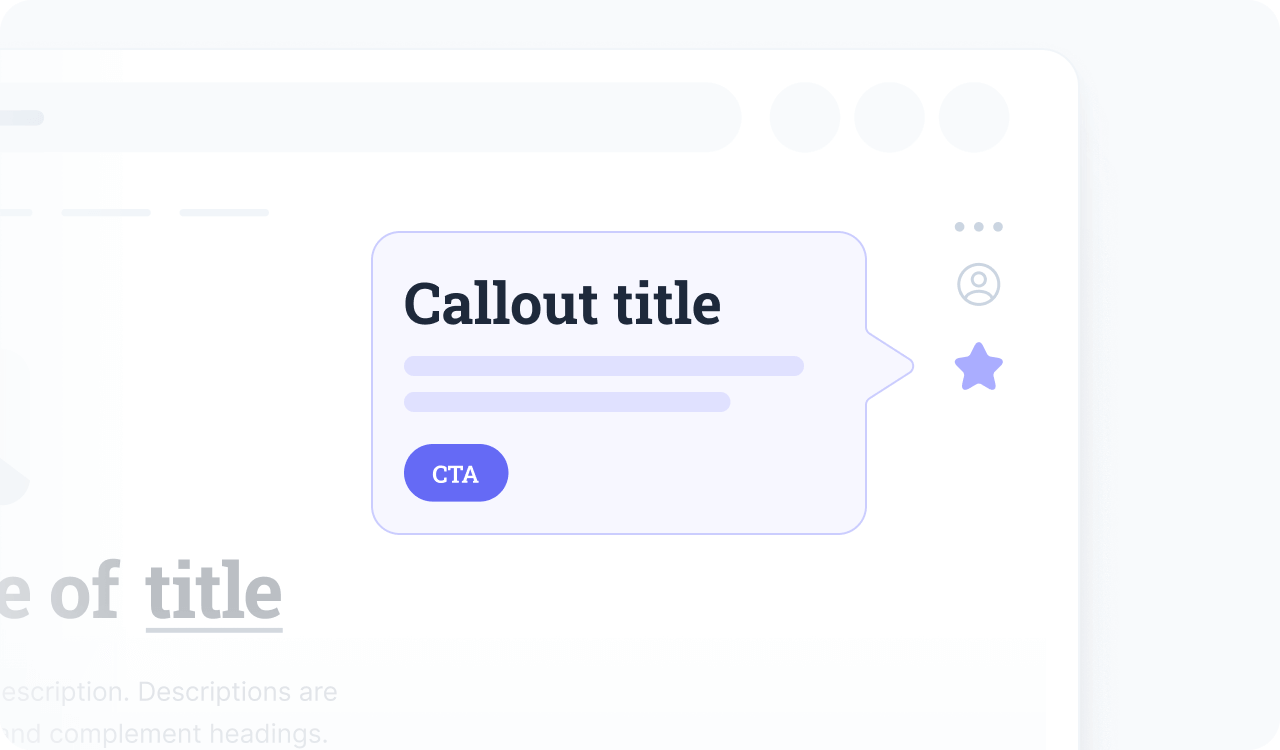 Schema-only template for a callout component.