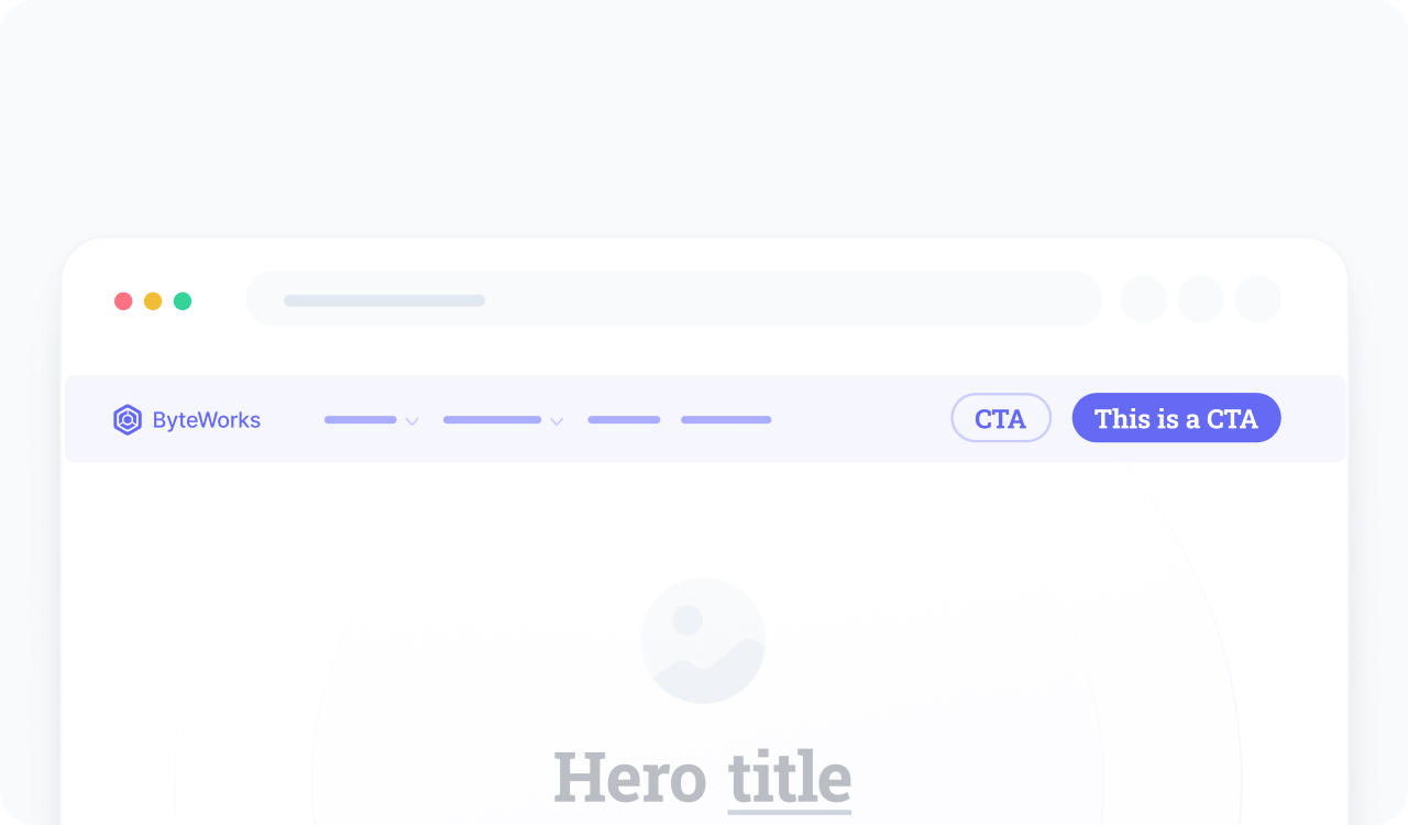 Schema-only template for a navbar.