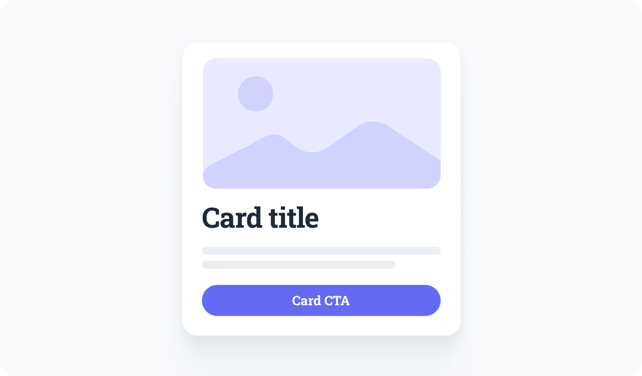 Schema-only template for a cards section.