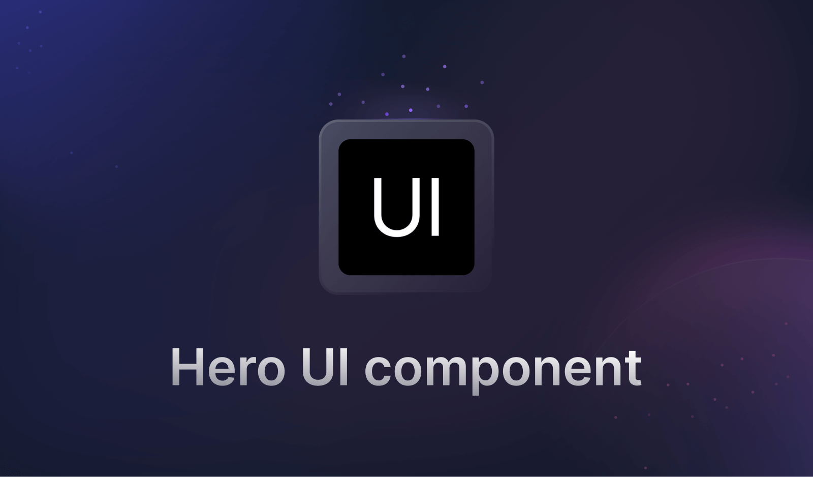Import the Hero UI example into the project.