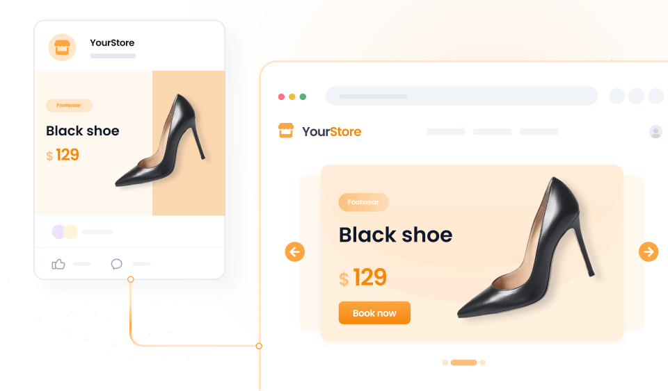 A personalized experience based on marketing campaigns.