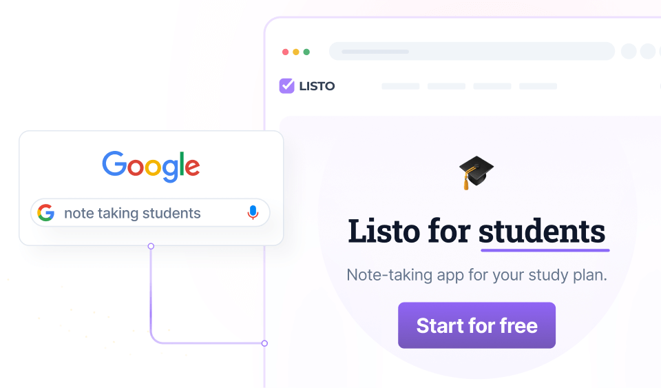 A personalized experience based on search campaigns.