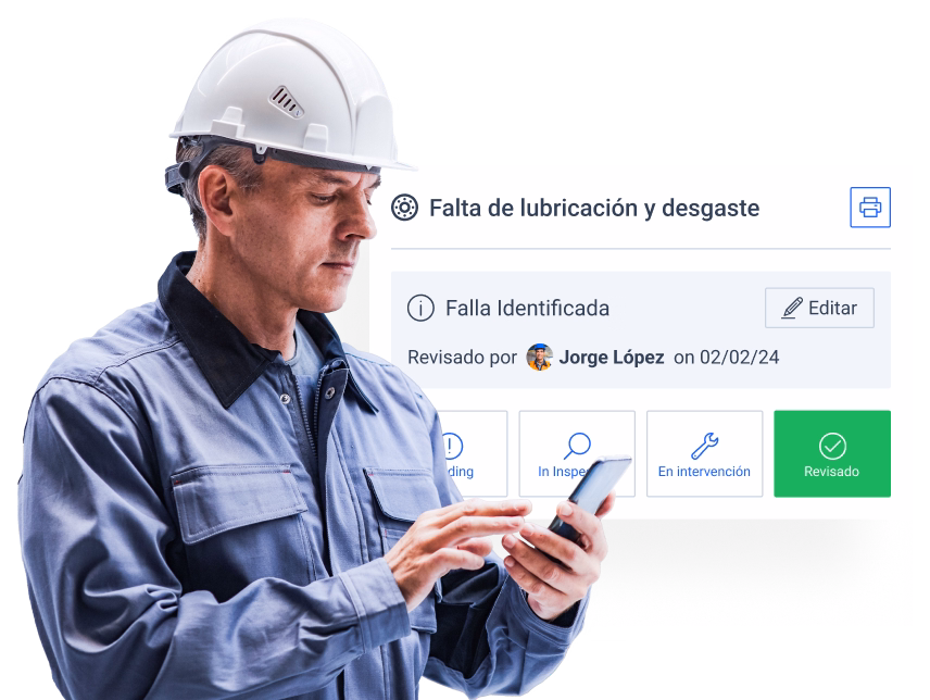 Retroalimentación del equipo en planta